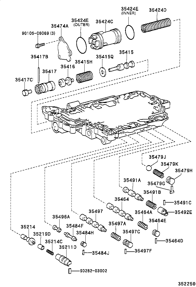  FUN CARGO |  VALVE BODY OIL STRAINER ATM