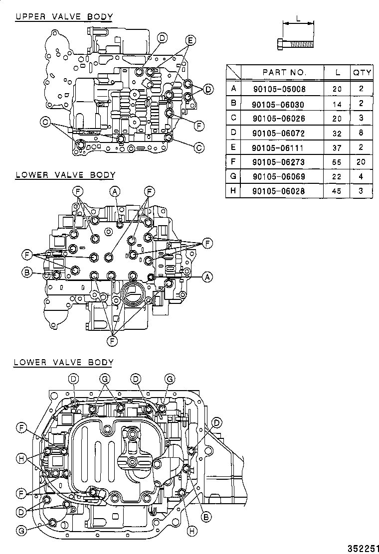  FUN CARGO |  VALVE BODY OIL STRAINER ATM