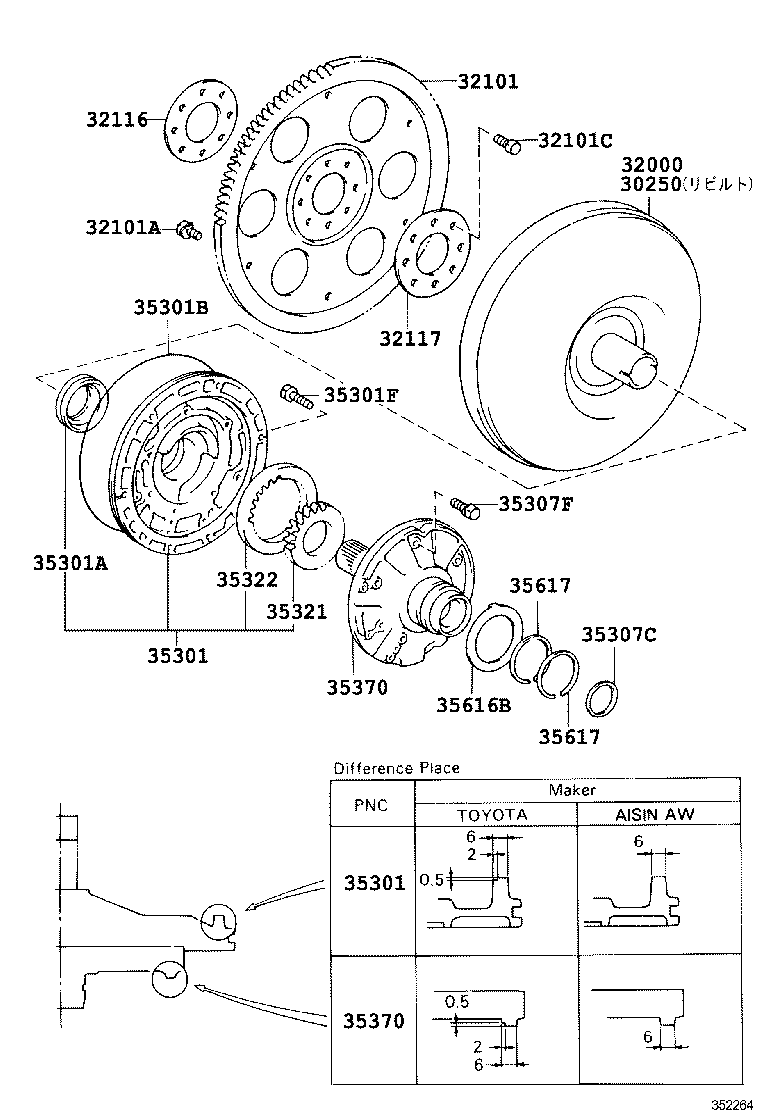  CELICA |  TORQUE CONVERTER FRONT OIL PUMP CHAIN ATM