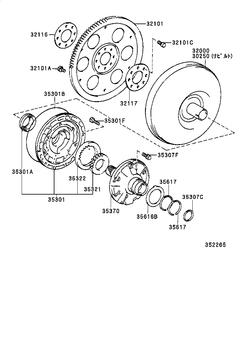  RAV4 |  TORQUE CONVERTER FRONT OIL PUMP CHAIN ATM