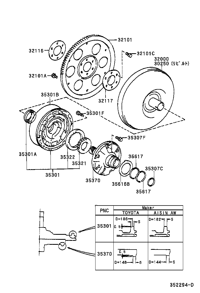  SPRINTER |  TORQUE CONVERTER FRONT OIL PUMP CHAIN ATM