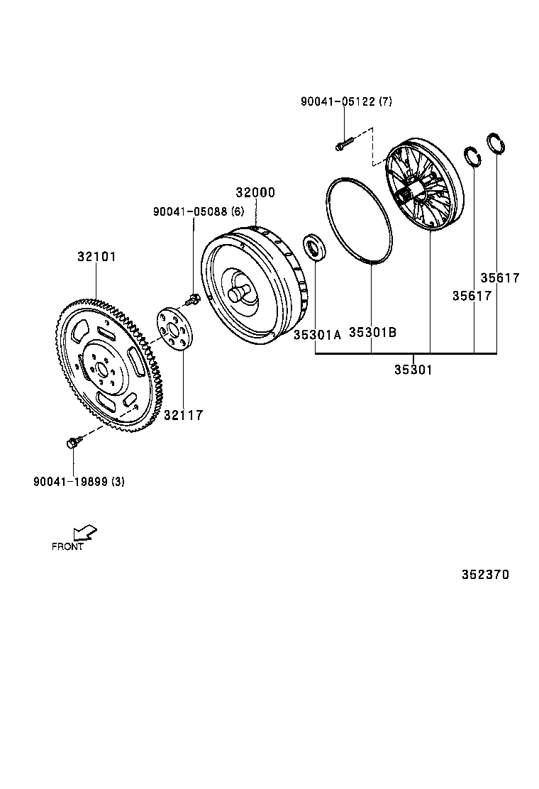  CAMI |  TORQUE CONVERTER FRONT OIL PUMP CHAIN ATM