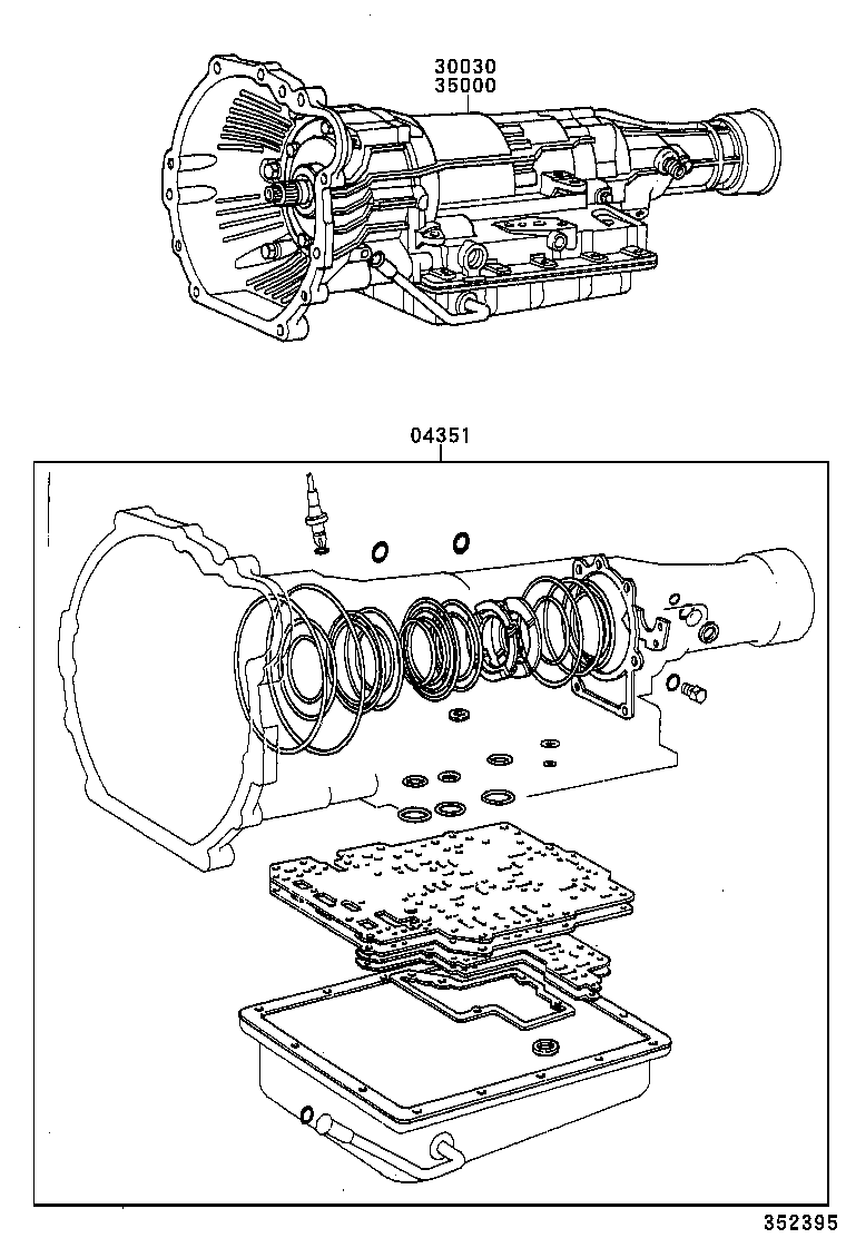  CROWN CROWN MAJESTA |  TRANSAXLE OR TRANSMISSION ASSY GASKET KIT ATM