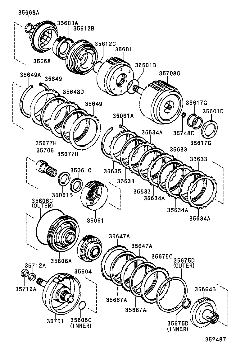  WILL VI |  BRAKE BAND MULTIPLE DISC CLUTCH ATM