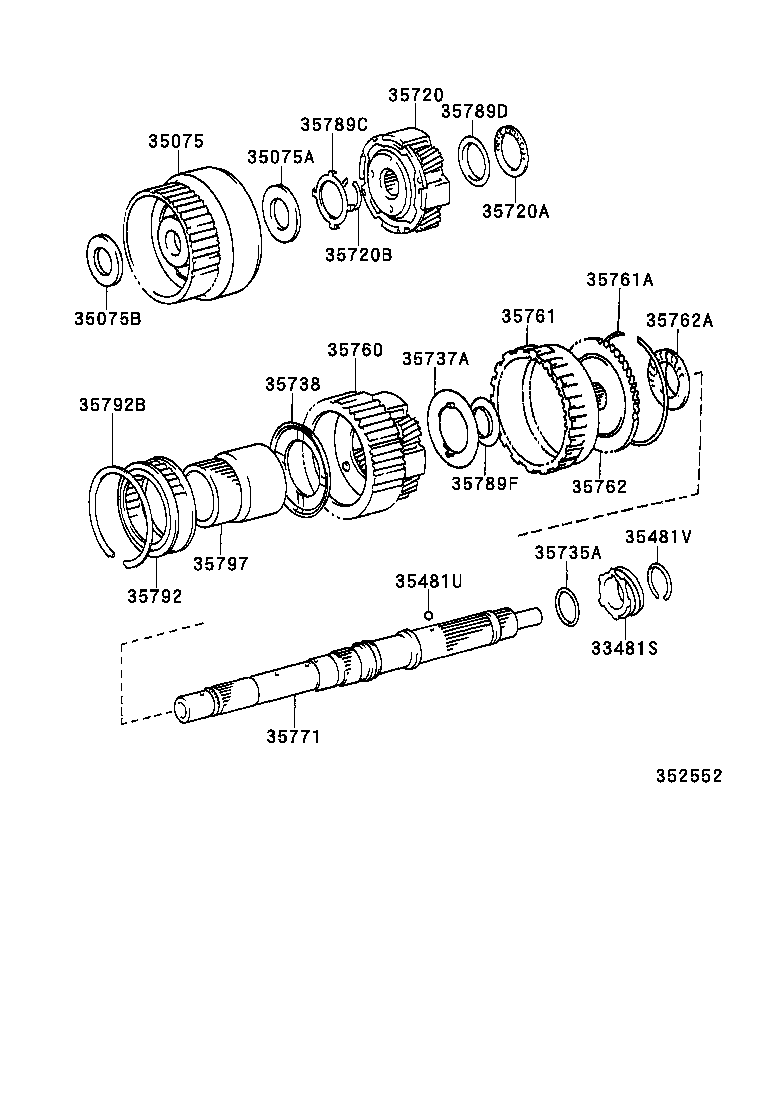  CROWN |  PLANETARY GEAR REVERSE PISTON COUNTER GEAR ATM