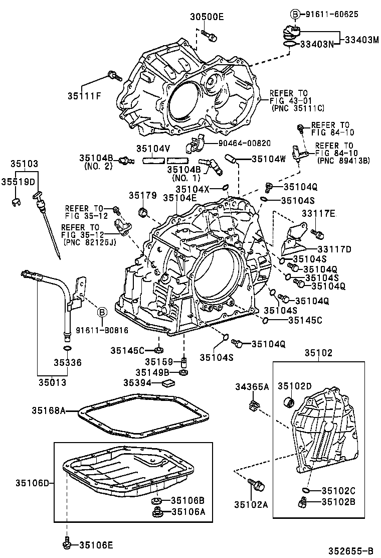  RAV4 J L |  TRANSMISSION CASE OIL PAN ATM