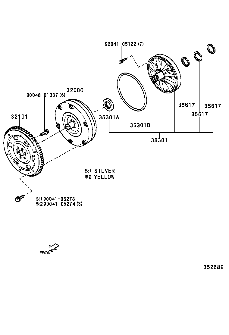  CAMI |  TORQUE CONVERTER FRONT OIL PUMP CHAIN ATM
