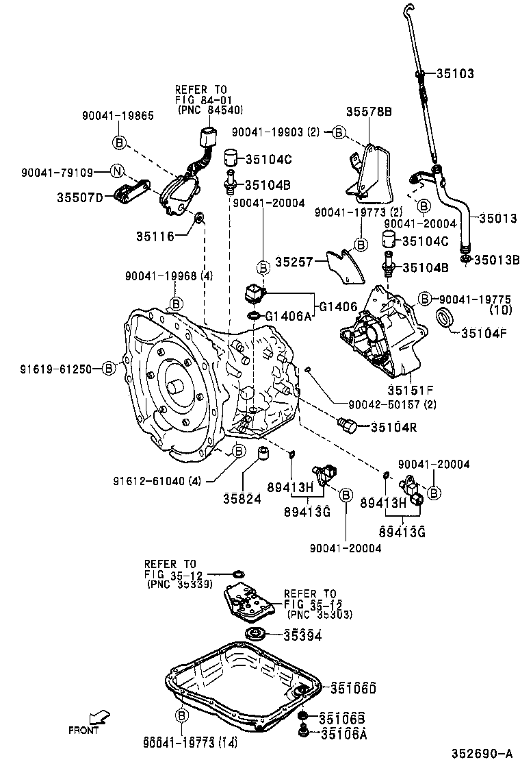  CAMI |  TRANSMISSION CASE OIL PAN ATM
