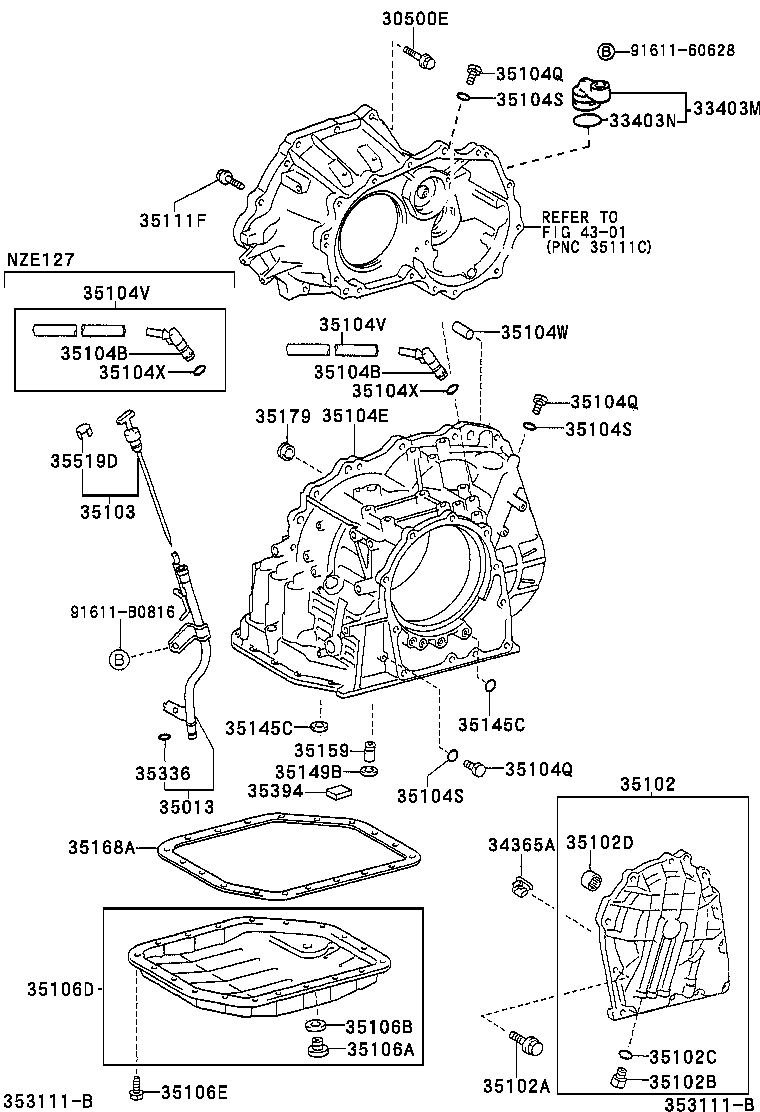 WILL VS | TRANSMISSION CASE OIL PAN ATM