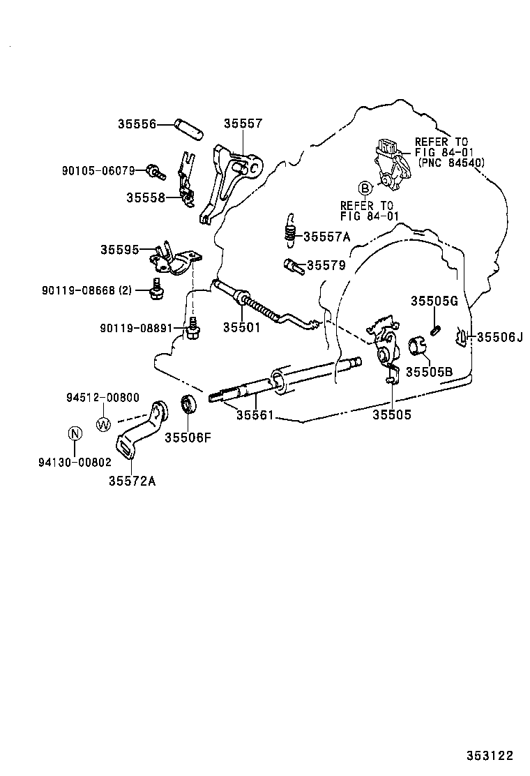  WILL VS |  THROTTLE LINK VALVE LEVER ATM