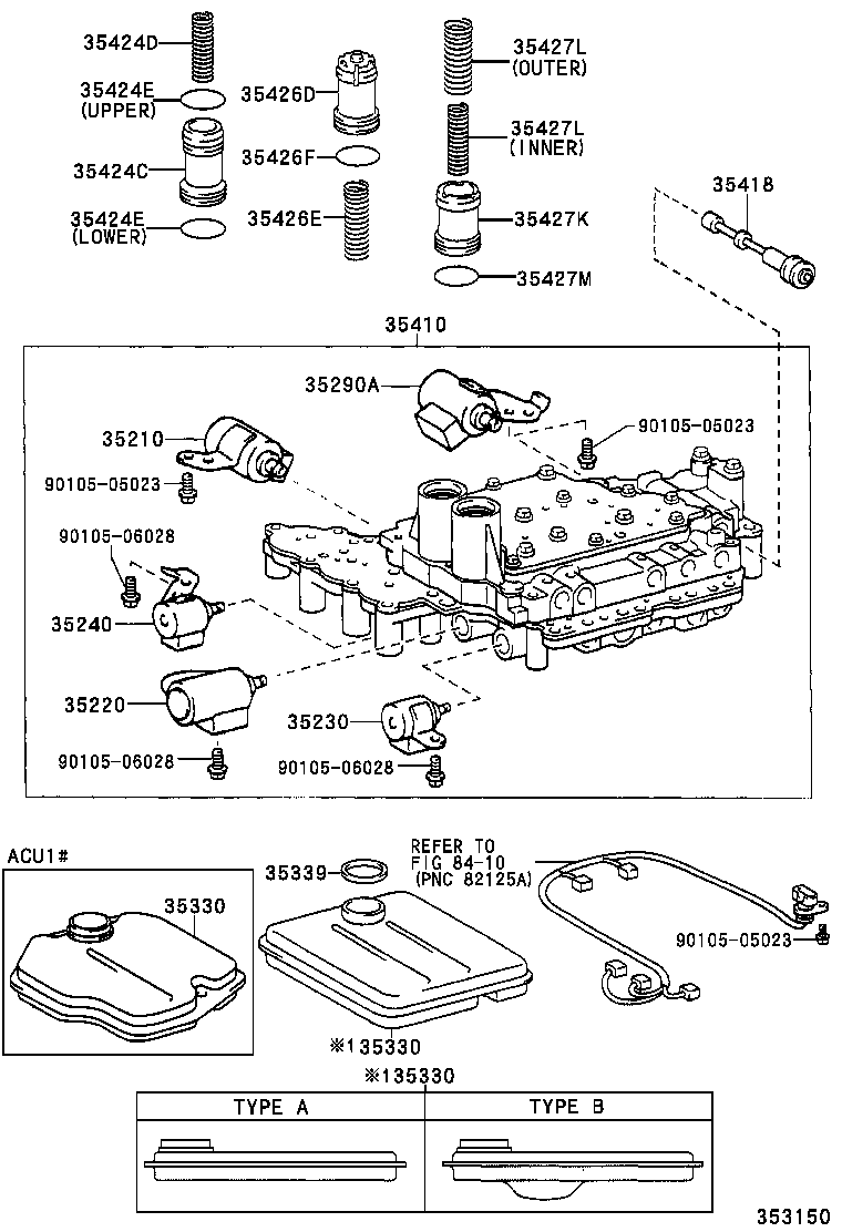  HARRIER |  VALVE BODY OIL STRAINER ATM