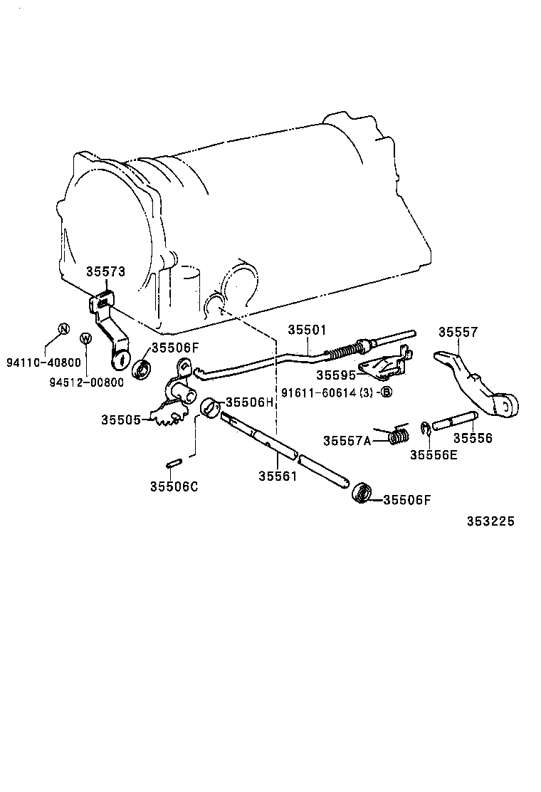  REGIUS TOURING HIACE |  THROTTLE LINK VALVE LEVER ATM