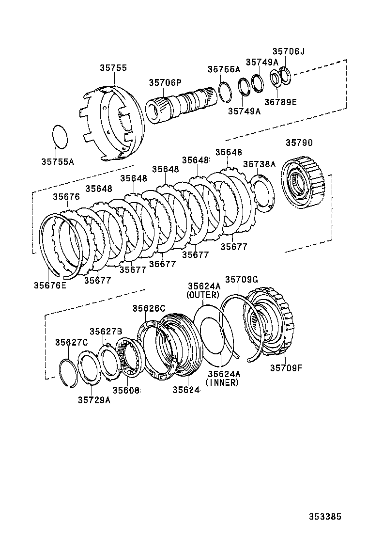  ALTEZZA ALTEZZA GITA |  CENTER SUPPORT PLANETARY SUN GEAR ATM