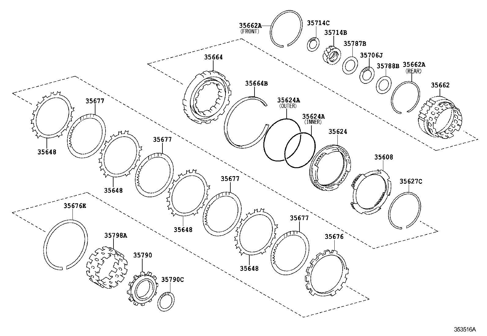  VOLTZ |  CENTER SUPPORT PLANETARY SUN GEAR ATM