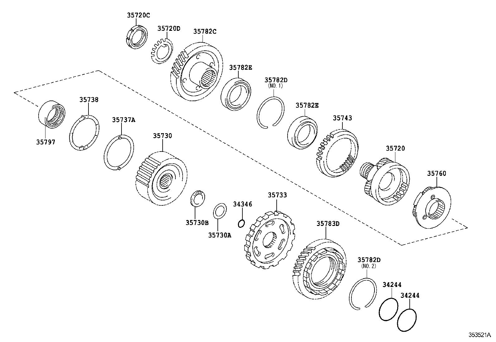  VOLTZ |  PLANETARY GEAR REVERSE PISTON COUNTER GEAR ATM