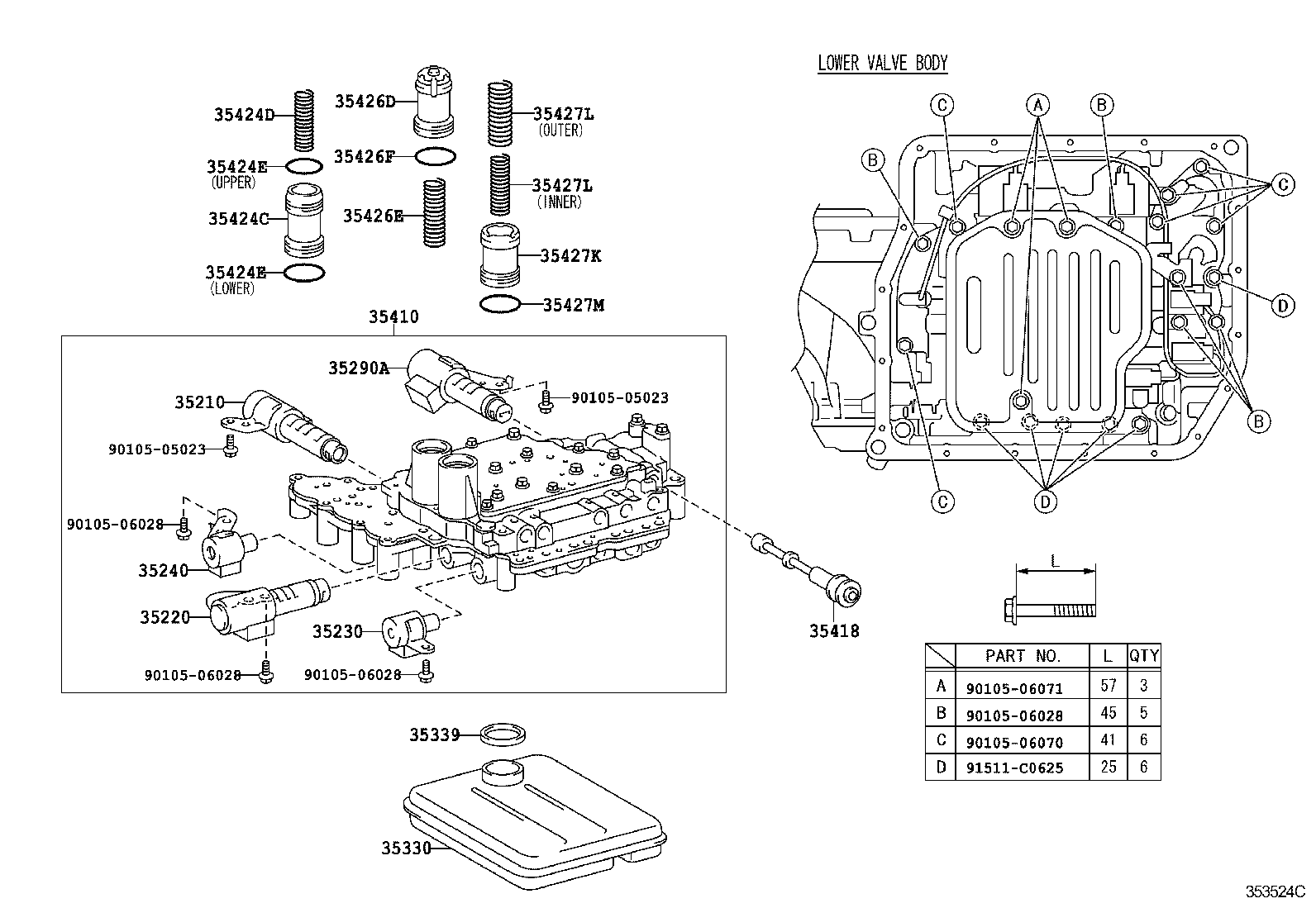  VOLTZ |  VALVE BODY OIL STRAINER ATM