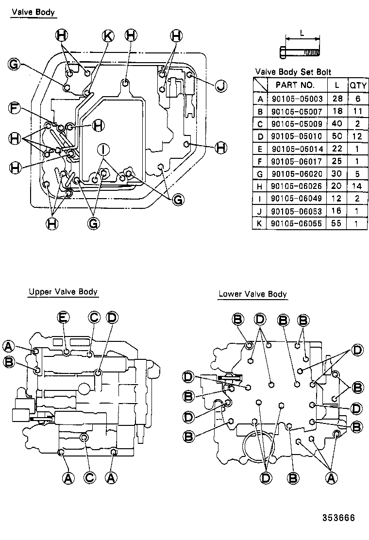  SPRINTER CARIB |  VALVE BODY OIL STRAINER ATM