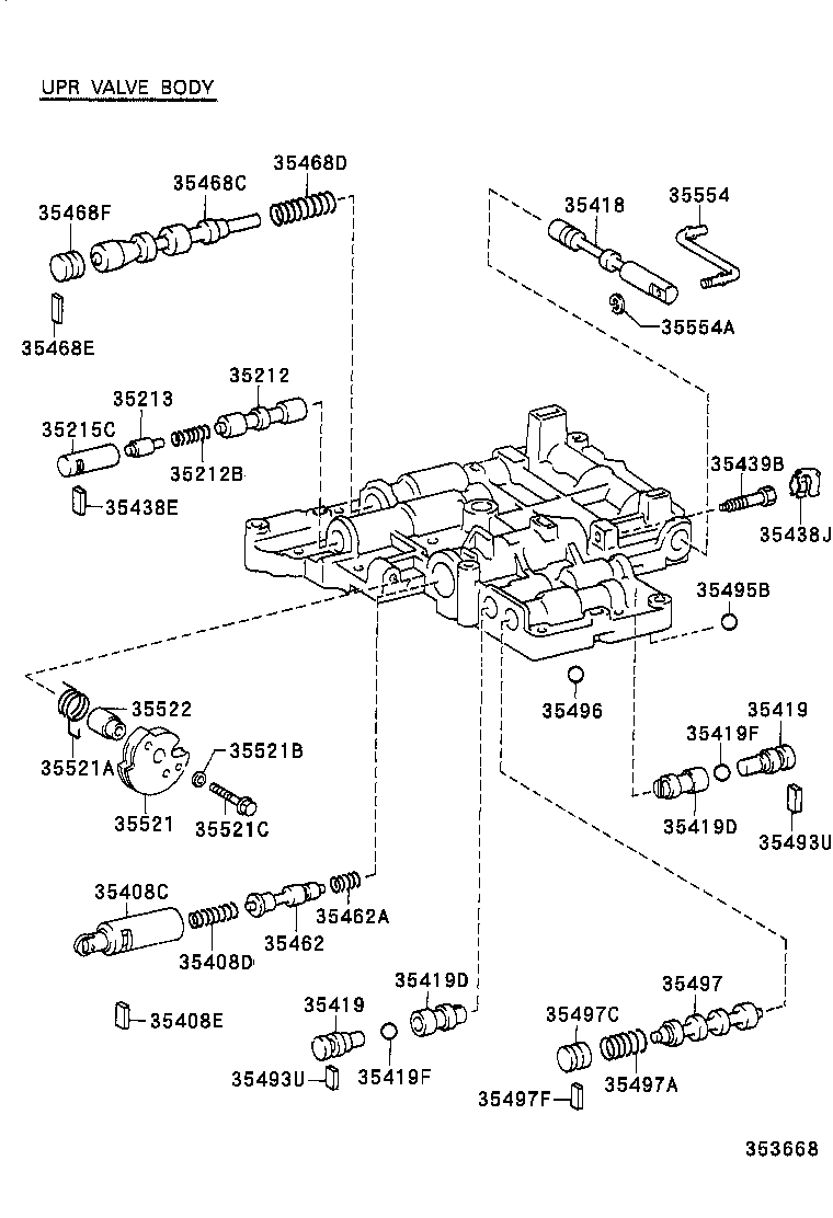  SPRINTER CARIB |  VALVE BODY OIL STRAINER ATM