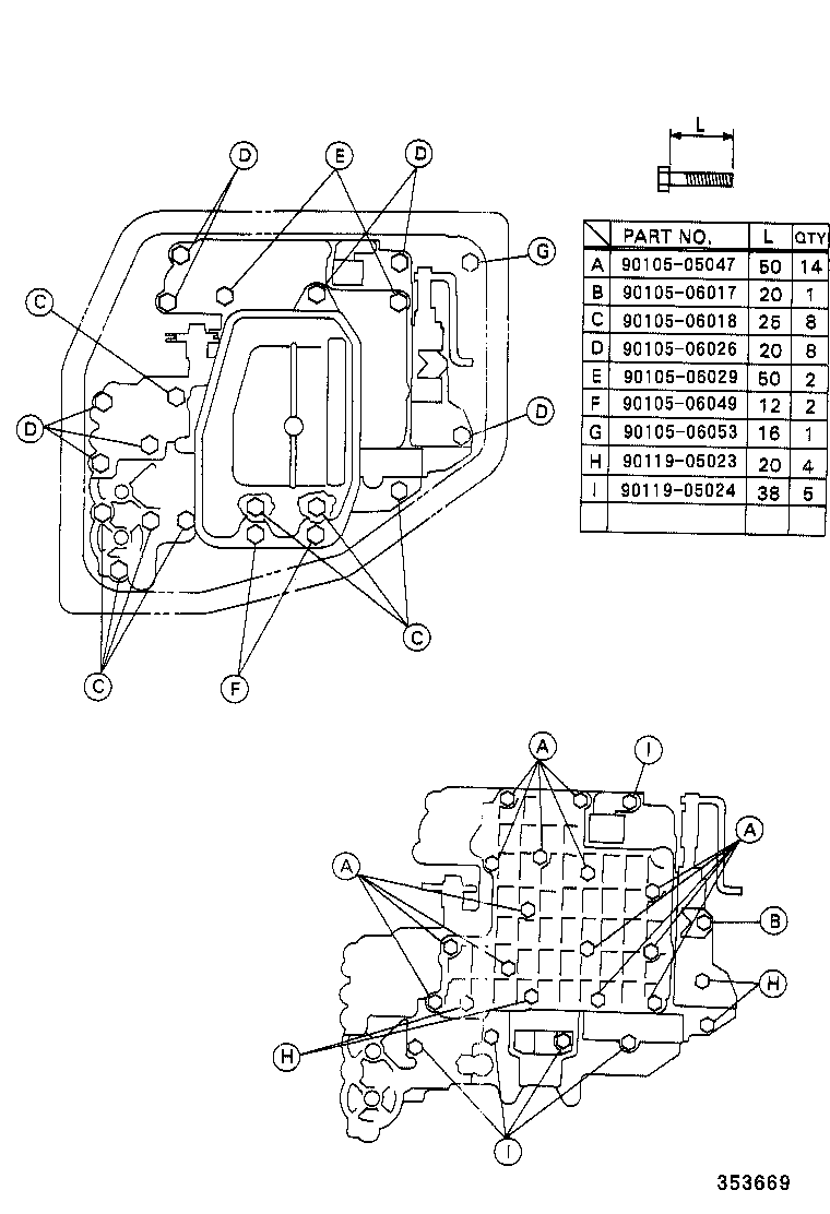  SPRINTER CARIB |  VALVE BODY OIL STRAINER ATM
