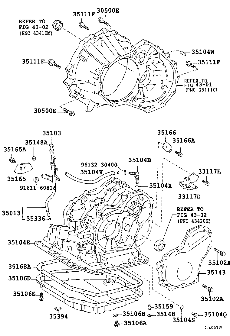  SPRINTER CARIB |  TRANSMISSION CASE OIL PAN ATM