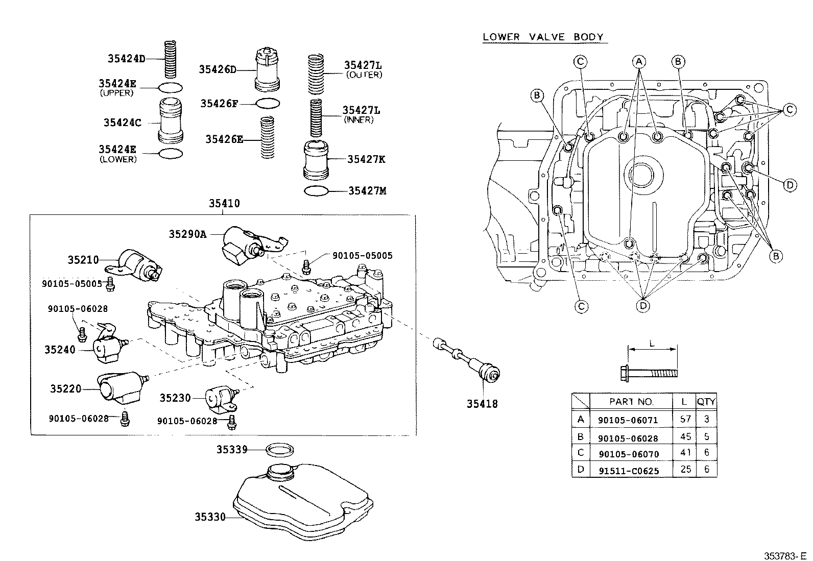  RAV4 J L |  VALVE BODY OIL STRAINER ATM