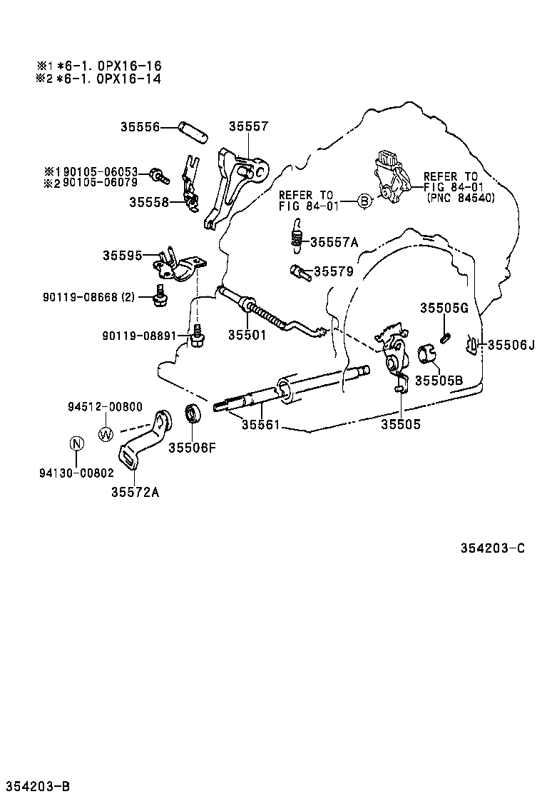  ESTIMA T L |  THROTTLE LINK VALVE LEVER ATM