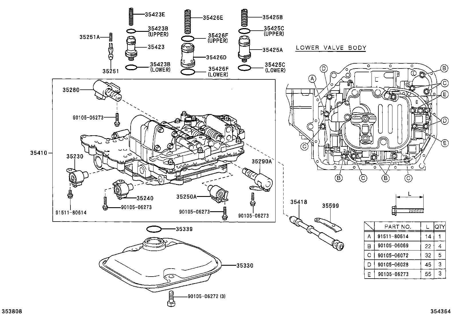  RAV4 J L |  VALVE BODY OIL STRAINER ATM