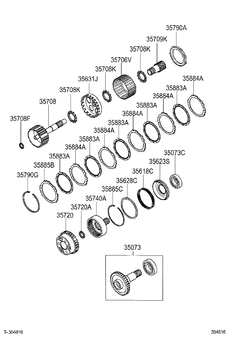  CAMI |  PLANETARY GEAR REVERSE PISTON COUNTER GEAR ATM