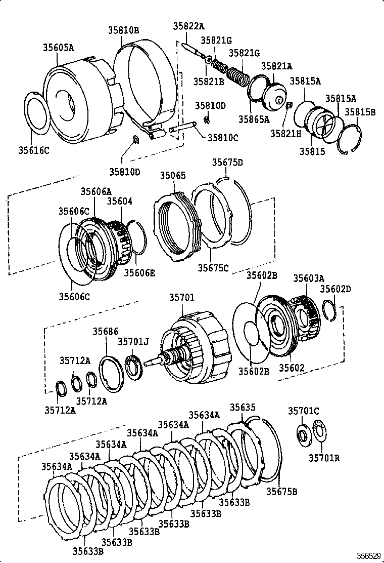  CROWN |  BRAKE BAND MULTIPLE DISC CLUTCH ATM
