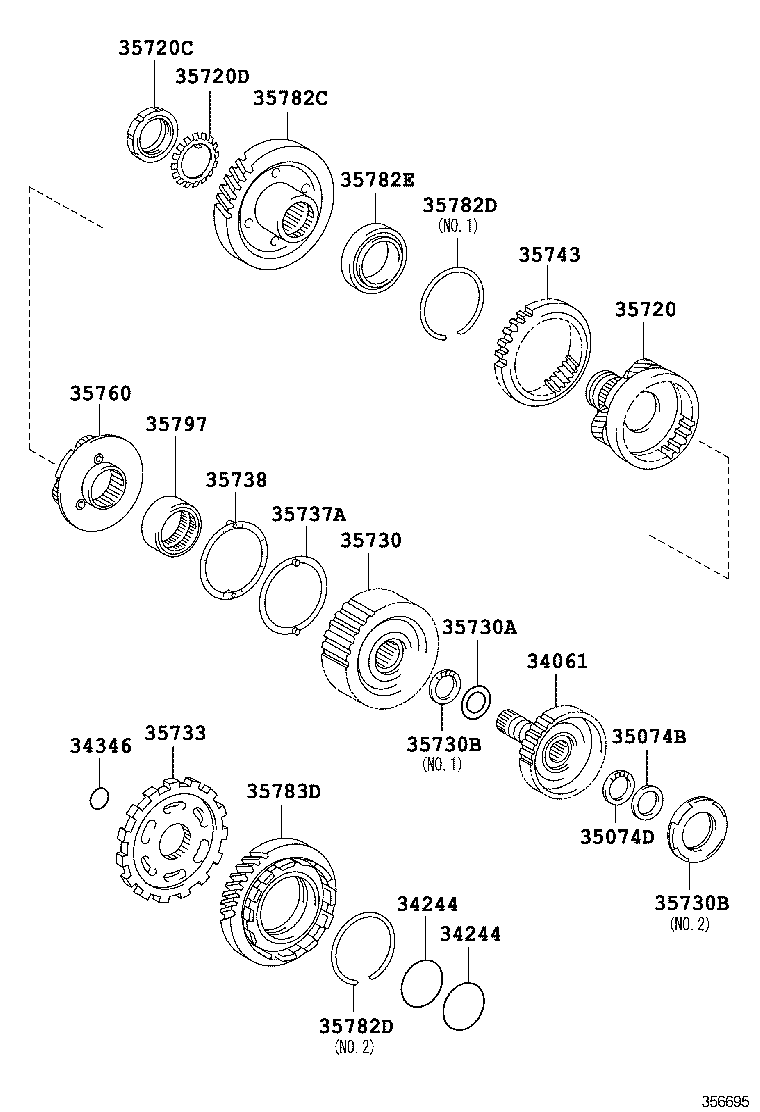  WINDOM |  PLANETARY GEAR REVERSE PISTON COUNTER GEAR ATM