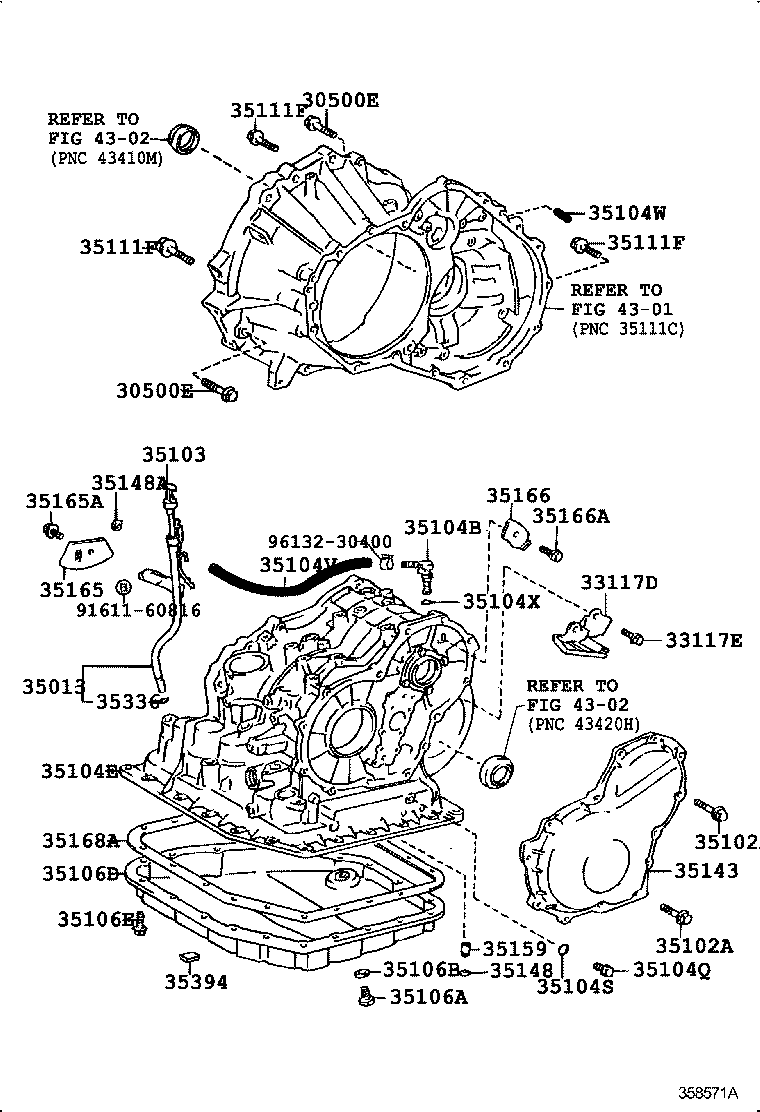  LEVIN TRUENO |  TRANSMISSION CASE OIL PAN ATM