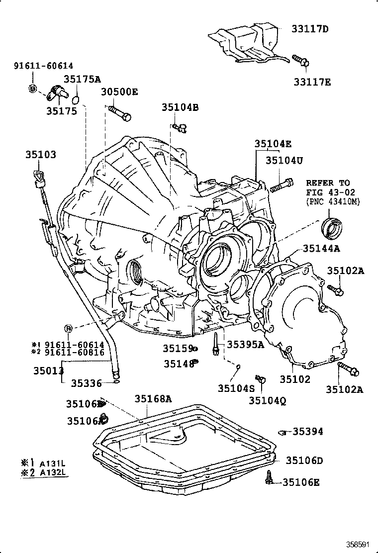  SPRINTER |  TRANSMISSION CASE OIL PAN ATM