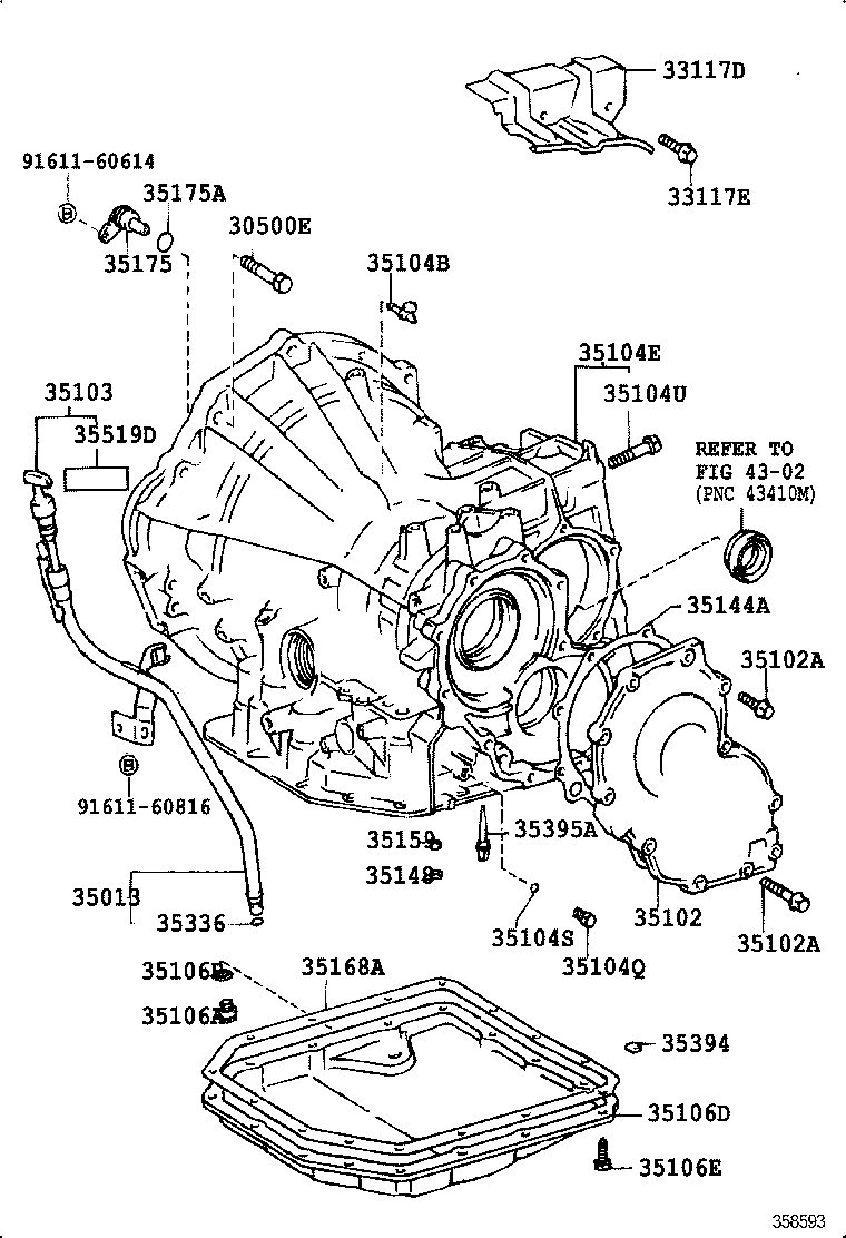  SPRINTER |  TRANSMISSION CASE OIL PAN ATM
