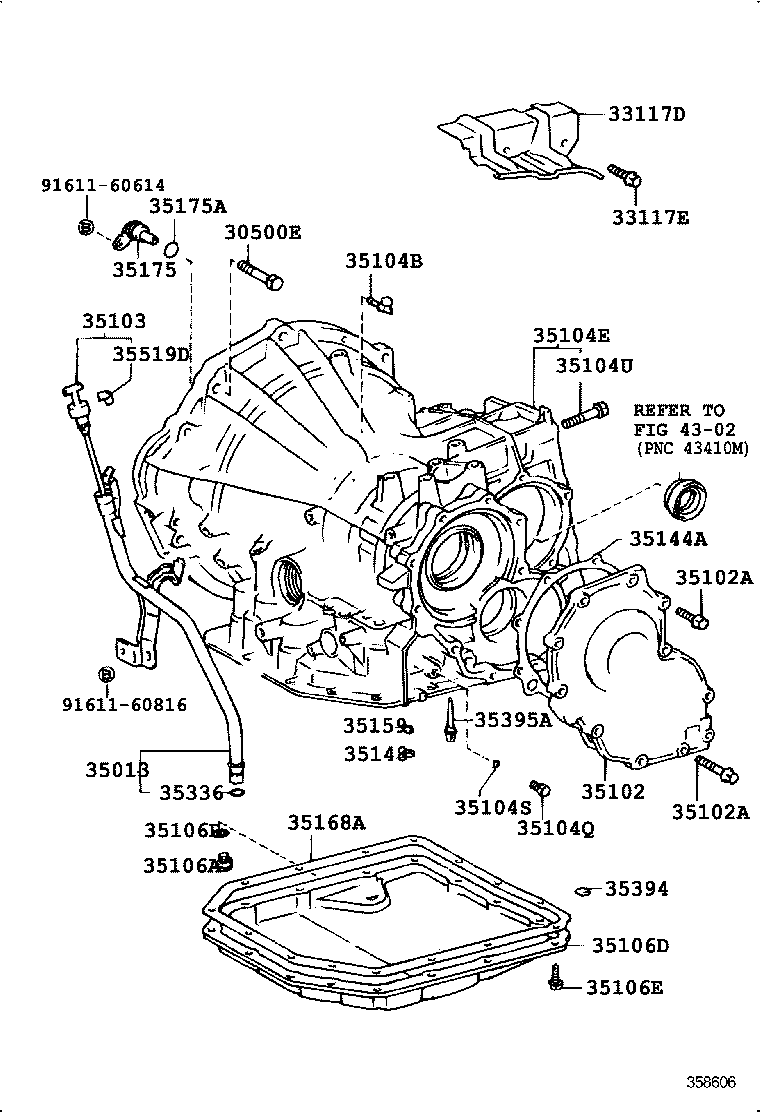  SPRINTER |  TRANSMISSION CASE OIL PAN ATM