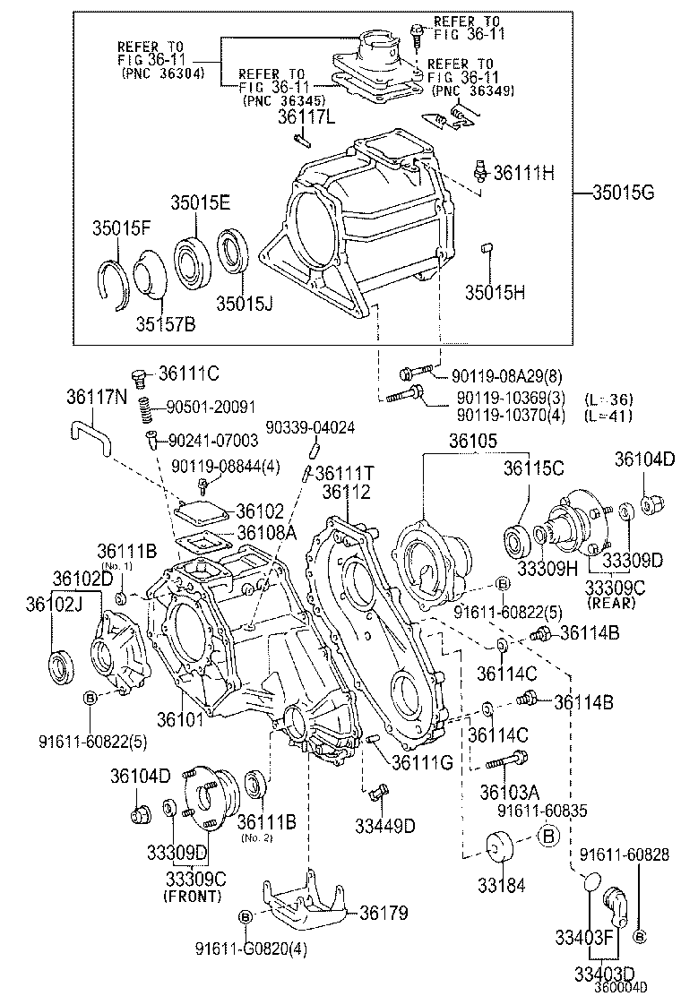LAND CRUISER PRADO | TRANSFER CASE EXTENSION HOUSING