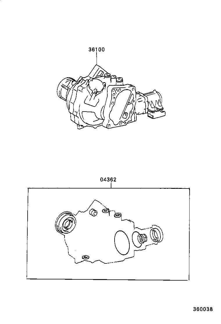  CARINA FF |  TRANSFER ASSEMBLY GASKET KIT