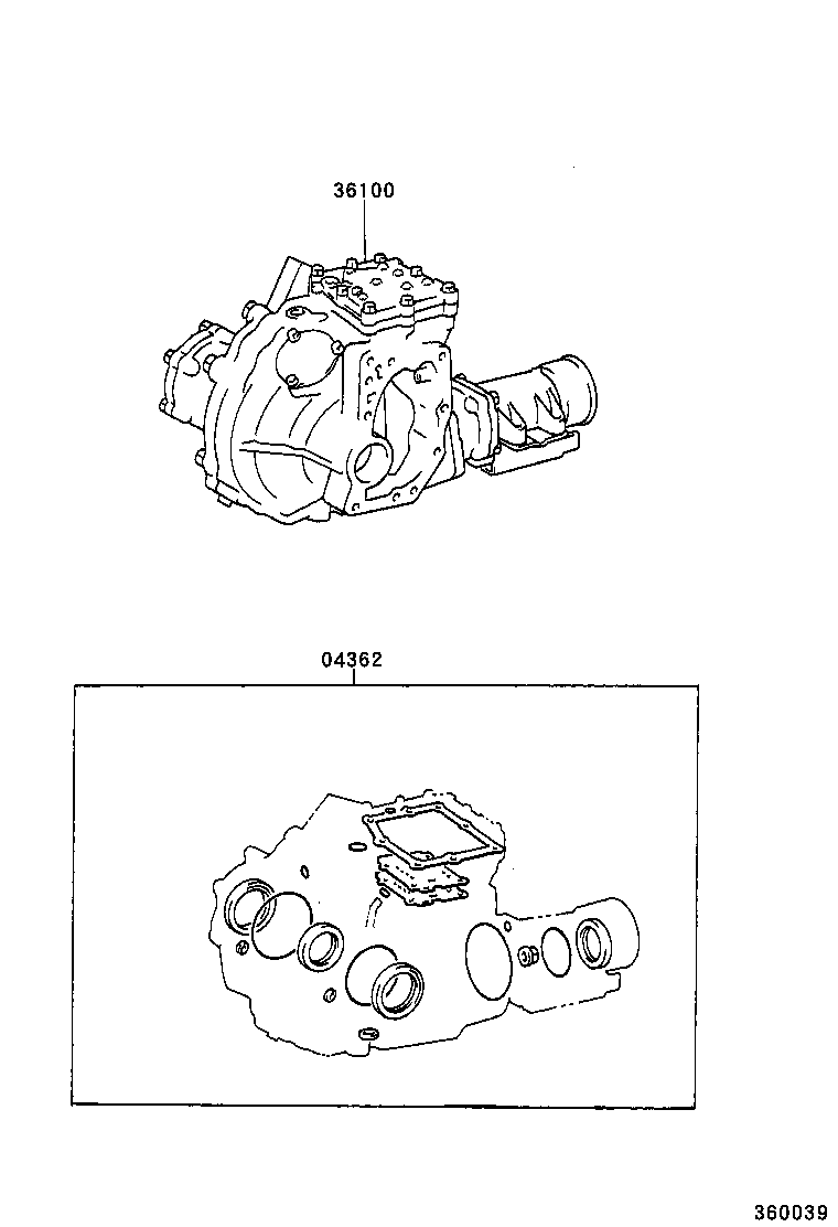 CARINA FF |  TRANSFER ASSEMBLY GASKET KIT