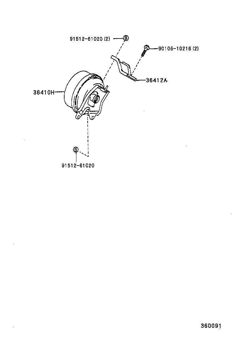  SPRINTER CARIB |  DIAPHRAGM CYLINDER TRANSFER VACUUM ACTUATOR
