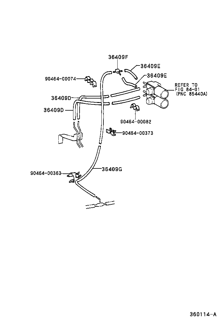  LAND CRUISER S T H T |  TRANSFER VACUUM PIPING