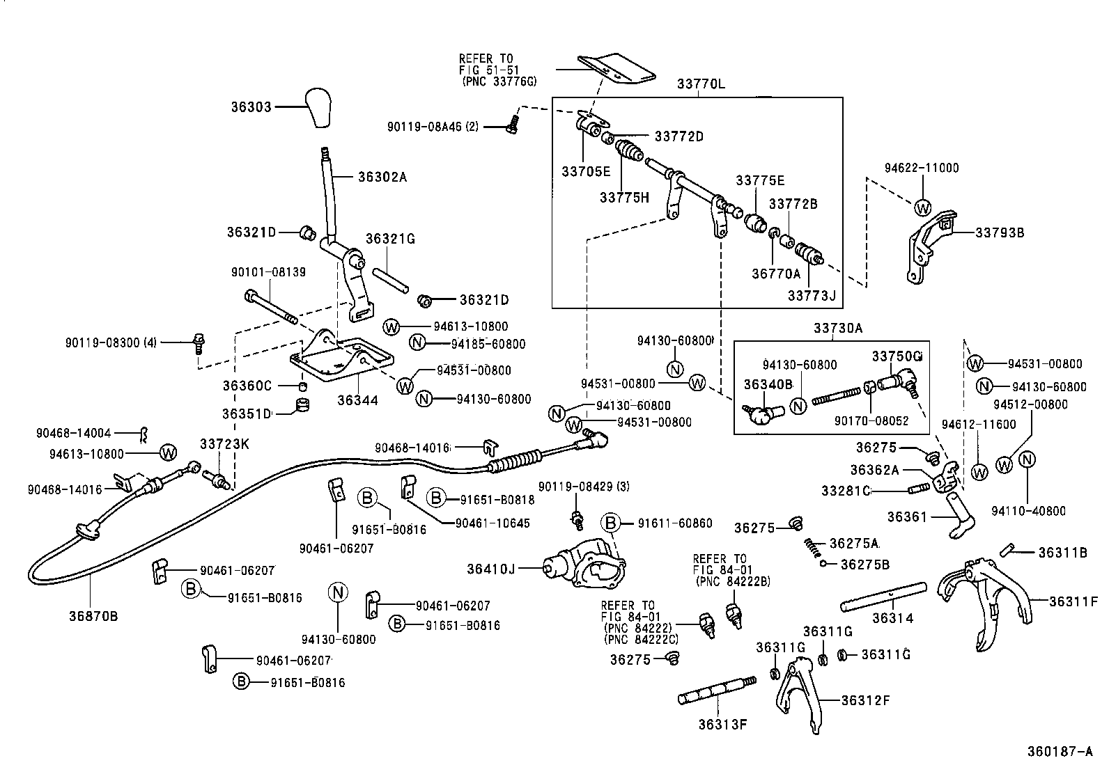  DYNA 200 TOYOACE G25 |  TRANSFER LEVER SHIFT ROD