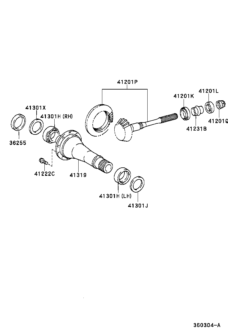  CALDINA |  TRANSFER GEAR