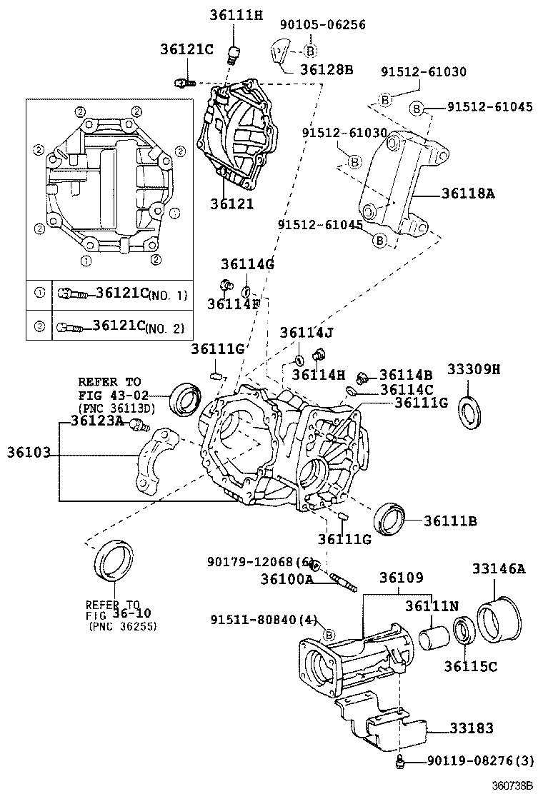  NADIA |  TRANSFER CASE EXTENSION HOUSING