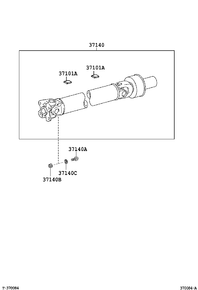  GRANVIA GRAND HIACE |  PROPELLER SHAFT UNIVERSAL JOINT