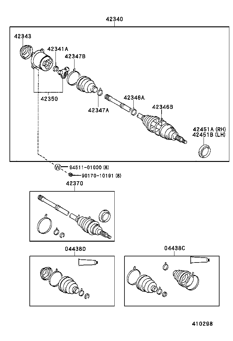  SPRINTER |  REAR AXLE SHAFT HUB
