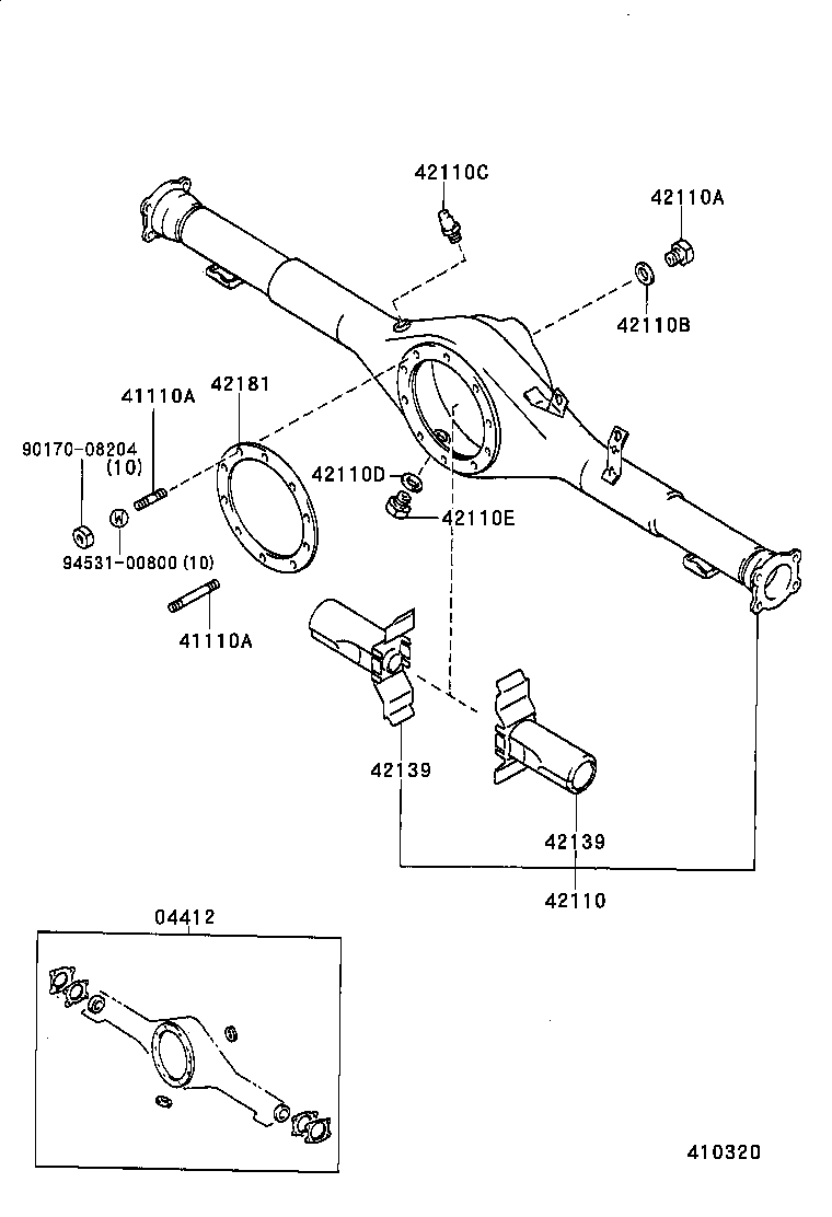 SPRINTER |  REAR AXLE HOUSING DIFFERENTIAL