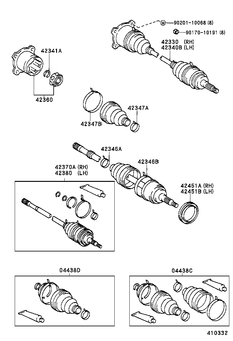 CROWN CROWN MAJESTA |  REAR AXLE SHAFT HUB