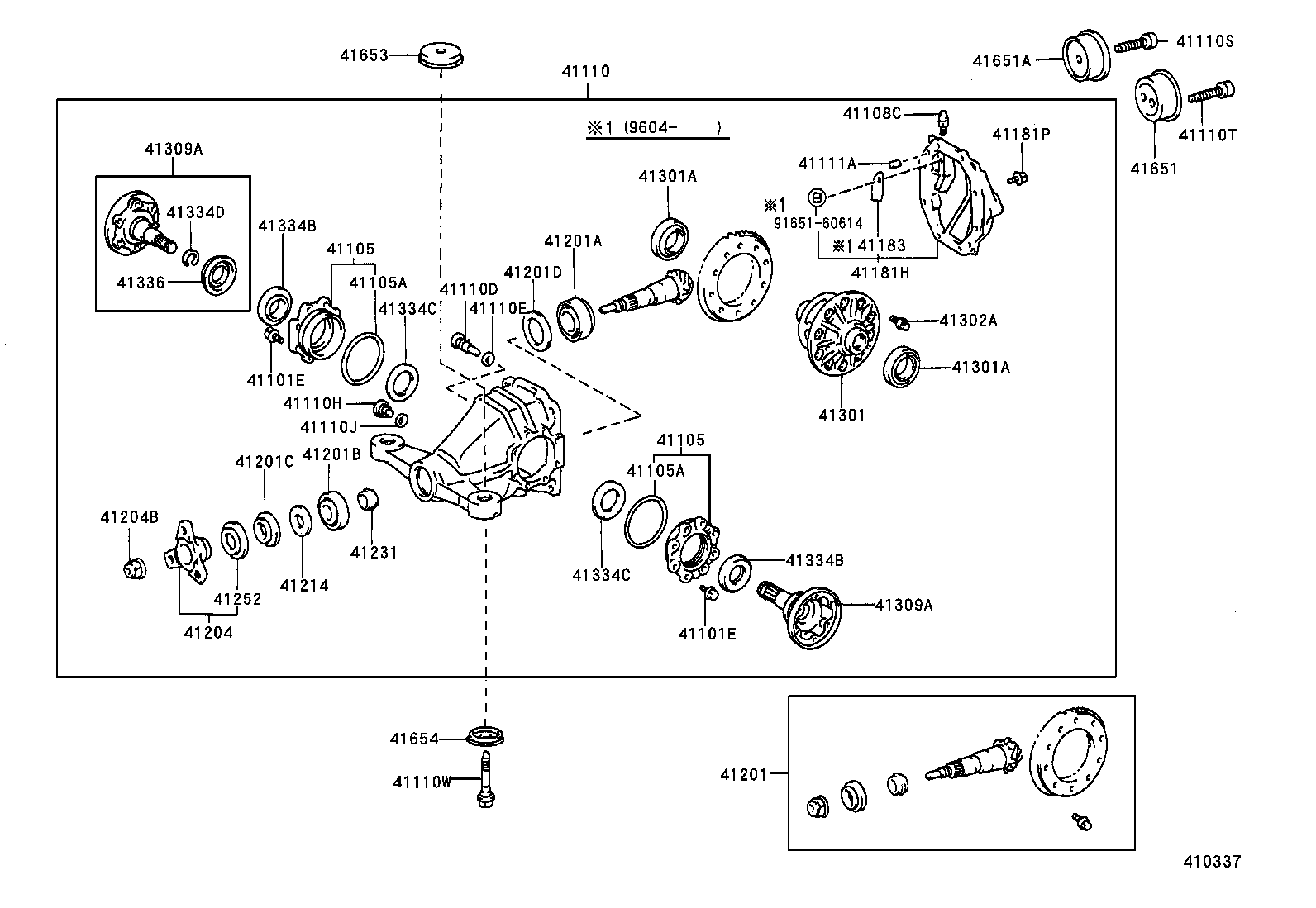  CROWN CROWN MAJESTA |  REAR AXLE HOUSING DIFFERENTIAL