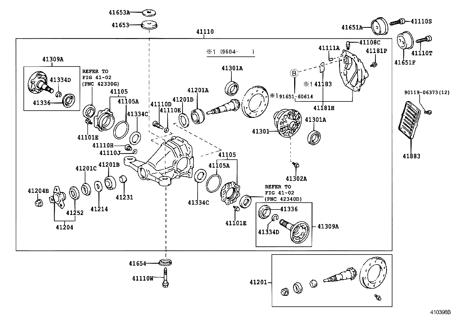  SUPRA |  REAR AXLE HOUSING DIFFERENTIAL