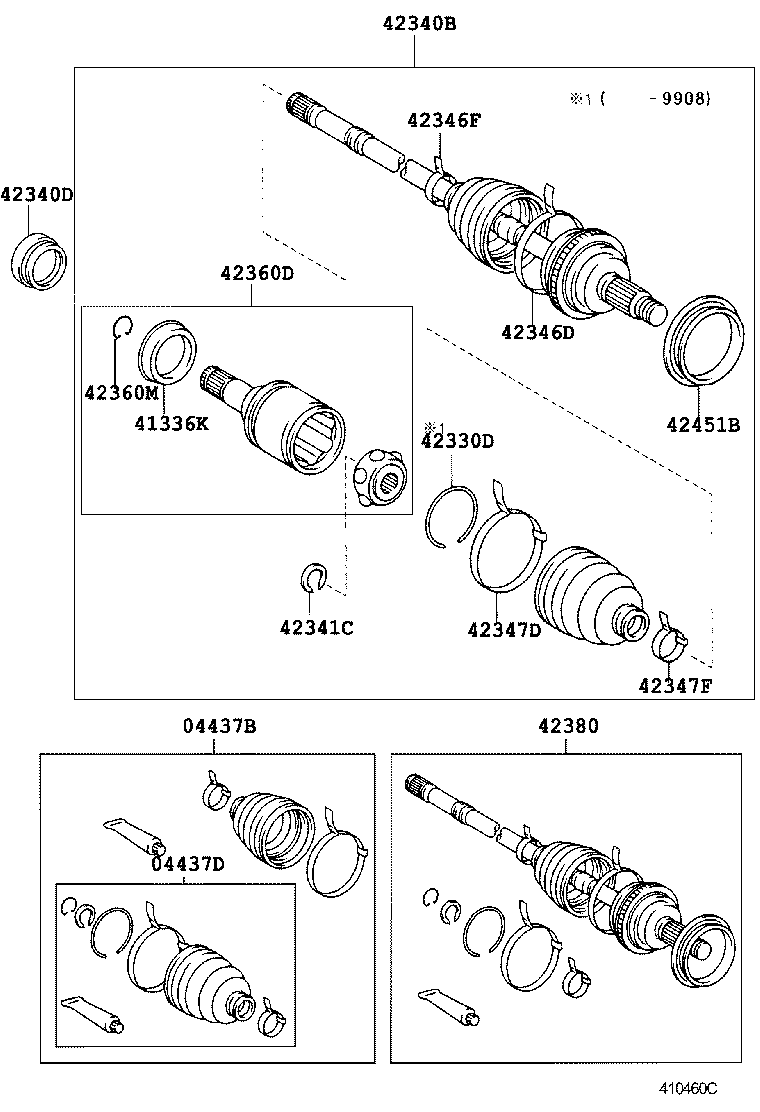  MARK 2 WG |  REAR AXLE SHAFT HUB