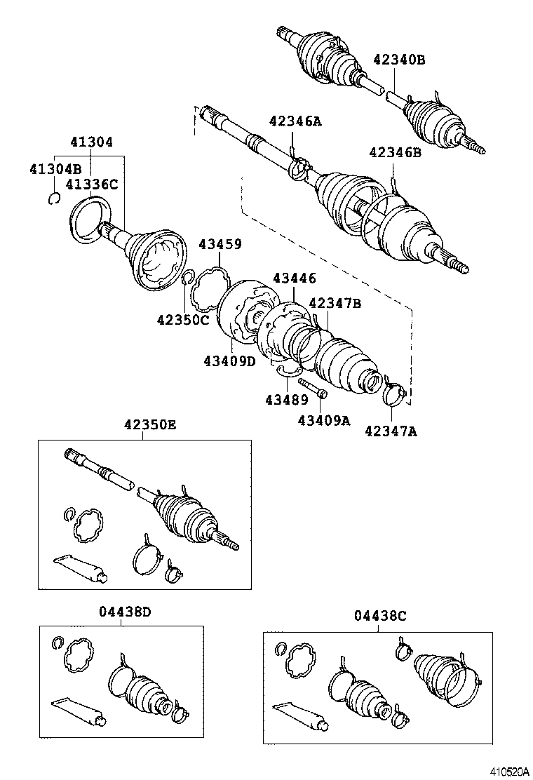  MR2 |  REAR AXLE SHAFT HUB
